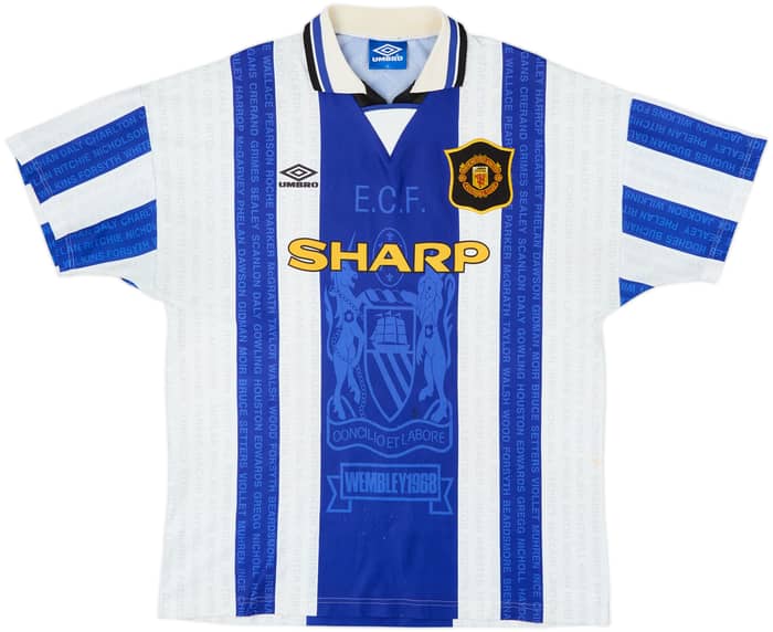 1994-96 Manchester United Third Shirt Cantona #7 - 8/10 - (XL)