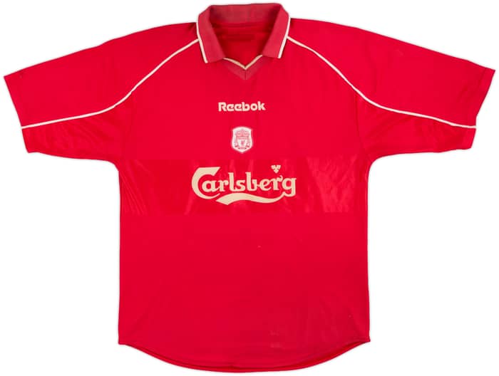 2000-02 Liverpool Home Shirt Gerrard #17 - 5/10 - (M)