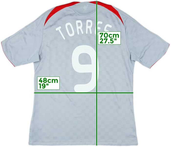 2008-09 Liverpool Away Shirt Torres #9 - 7/10 - (L)