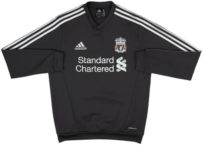 2011-12 Liverpool adidas Sweat Top - 6/10 - (S)