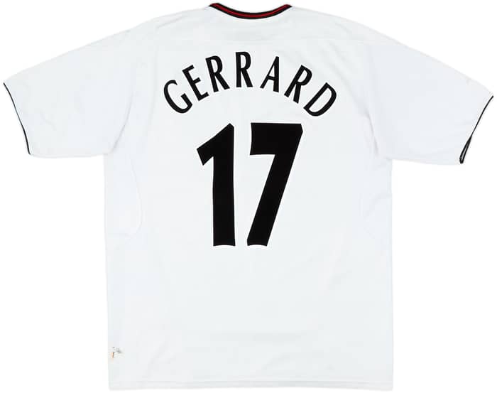 2003-04 Liverpool Away Shirt Gerrard #17 - 6/10 - (XL)