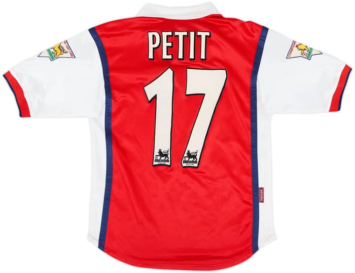 1998-99 Arsenal Home Shirt Petit #17 - 9/10 - (L.Boys)