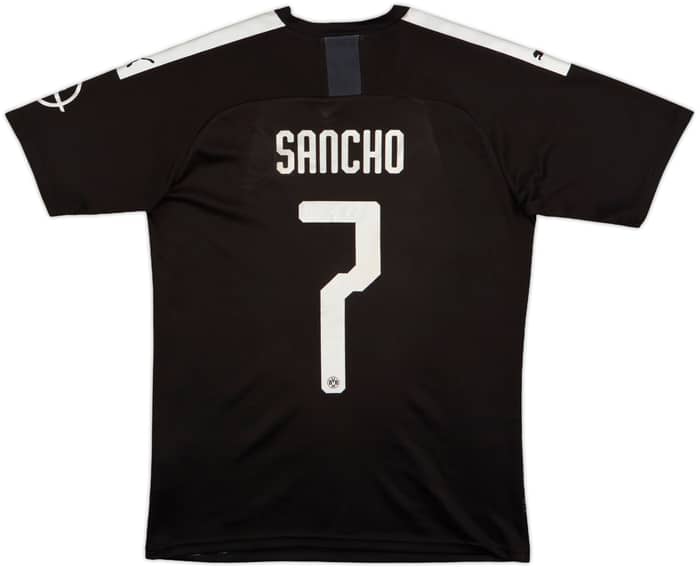 2019-20 Borussia Dortmund Away Shirt Sancho #7 - 8/10 - (S)
