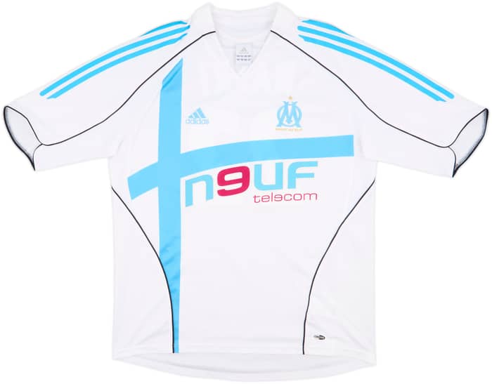 2005-06 Olympique Marseille Home Shirt Nasri #22 - 8/10 - (L)