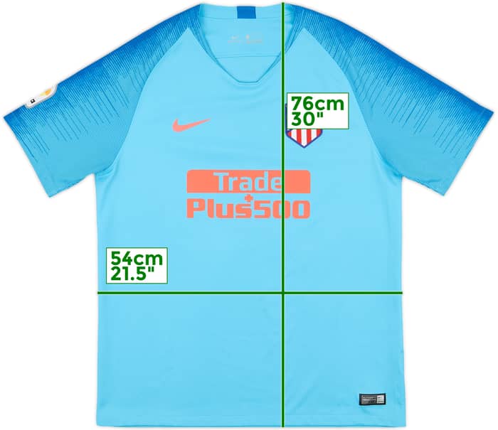2018-19 Atletico Madrid Away Shirt - 10/10 - (L)