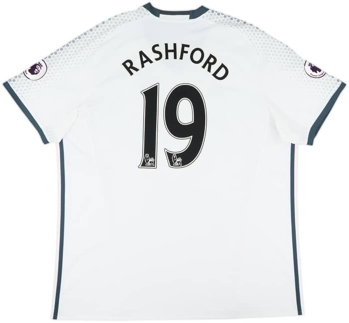 2016-17 Manchester United Third Shirt Rashford #19 - 6/10 - (XXL)