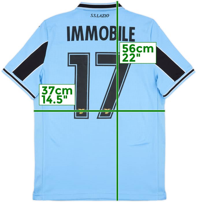 2019-20 Lazio Anniversary Home Shirt Immobile #17 - 9/10 - (S)