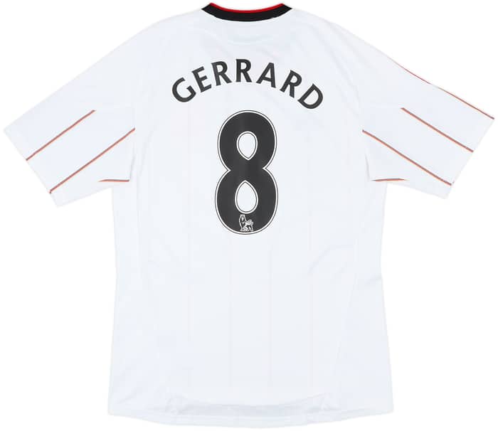 2010-11 Liverpool Away Shirt Gerrard #8 - 6/10 - (M)
