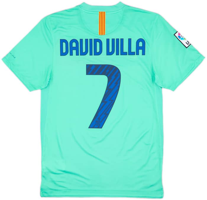 2010-11 Barcelona Away Shirt David Villa #7 - 10/10 - (S)