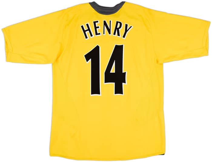 2005-06 Arsenal Away Shirt Henry #14 - 8/10 - (L)