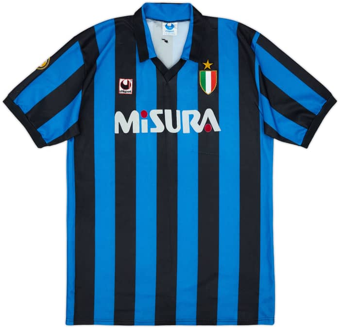 1989-90 Inter Milan Home Shirt - 5/10 - (XL)
