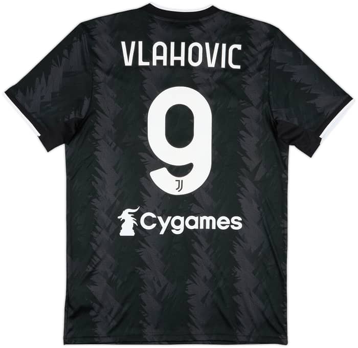 2022-23 Juventus Away Shirt Vlahovic #9 - 8/10 - (M)