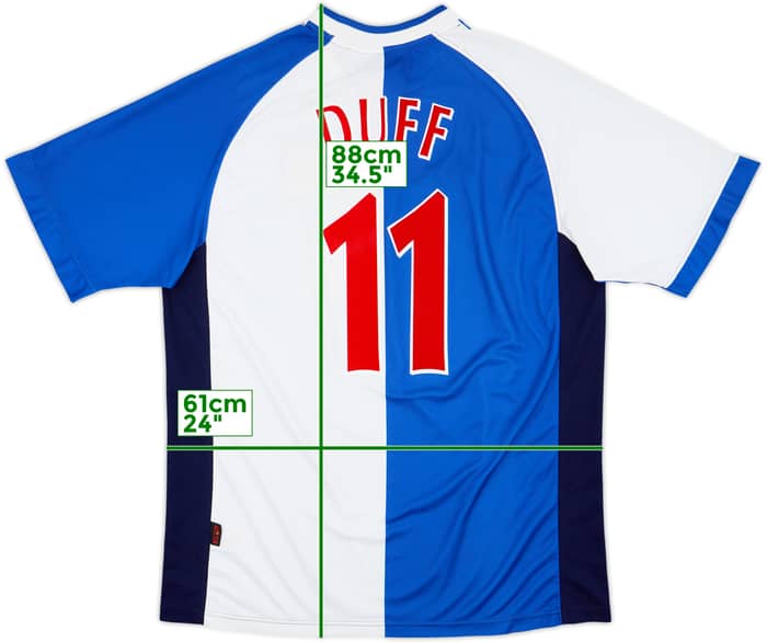 2000-02 Blackburn Home Shirt Duff #11 - 8/10 - (XXL)