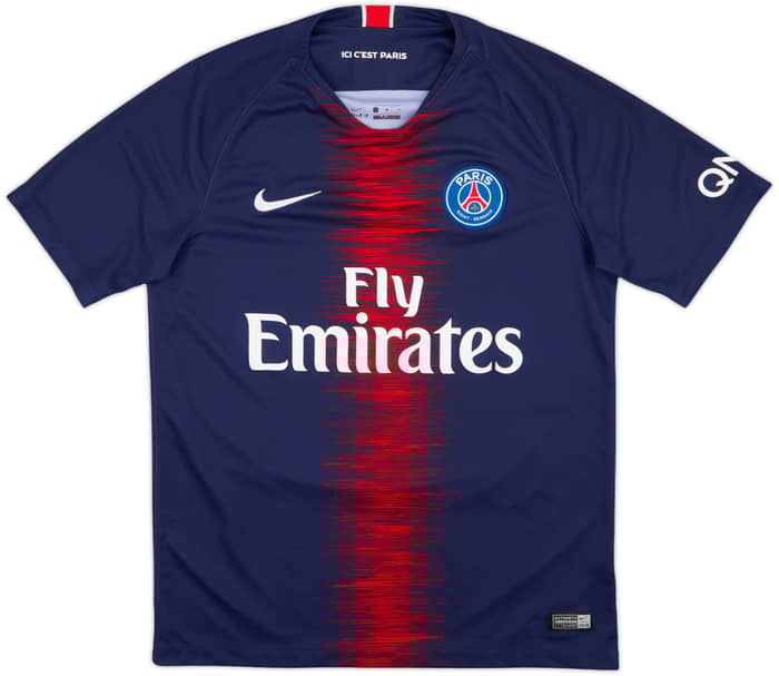 2018-19 Paris Saint-Germain Home Shirt Cavani #9 - 8/10 - (M)