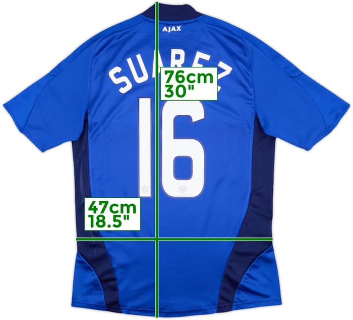 2008-09 Ajax Away Shirt Suarez #16 - 6/10 - (M)