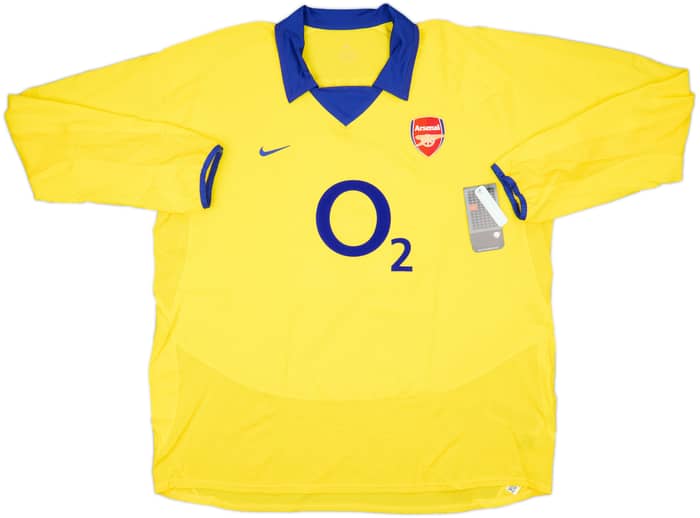 2003-05 Arsenal Away L/S Shirt Henry #14 (3XL)