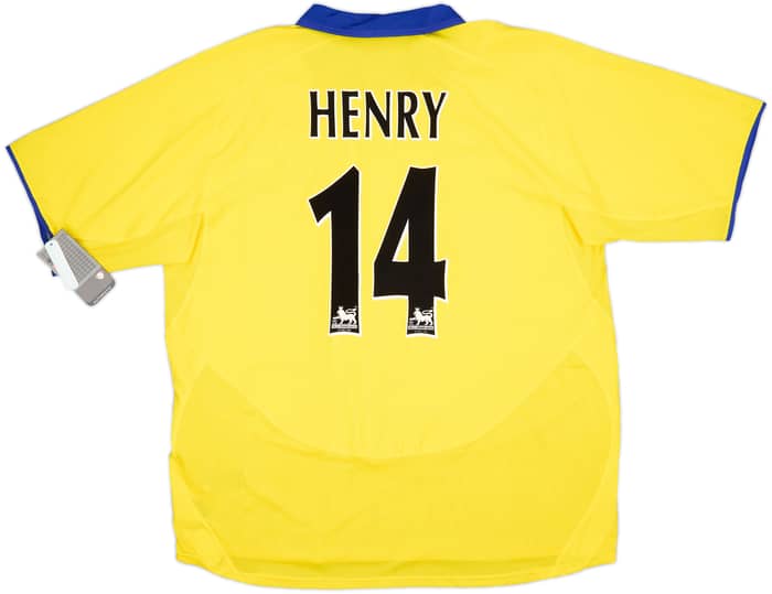 2003-05 Arsenal Away Shirt Henry #14 (XXL)