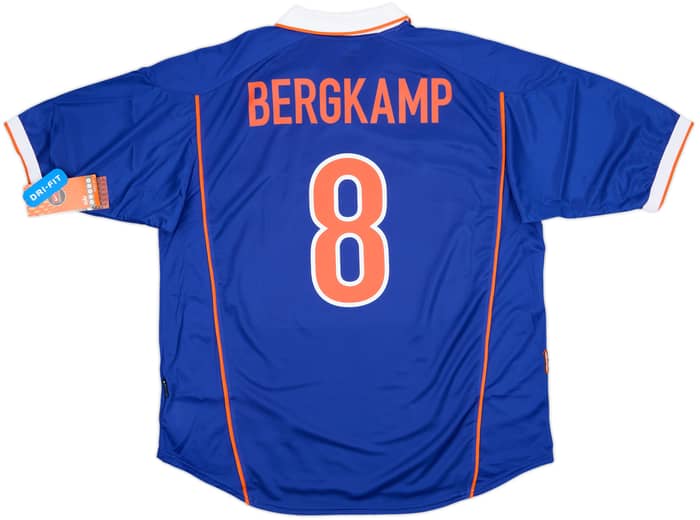 1998-00 Netherlands Away Shirt Bergkamp #8 (XXL)