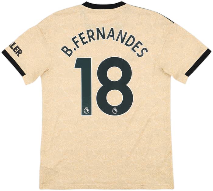 2019-20 Manchester United Away Shirt B.Fernandes #18 - 8/10 - (M)