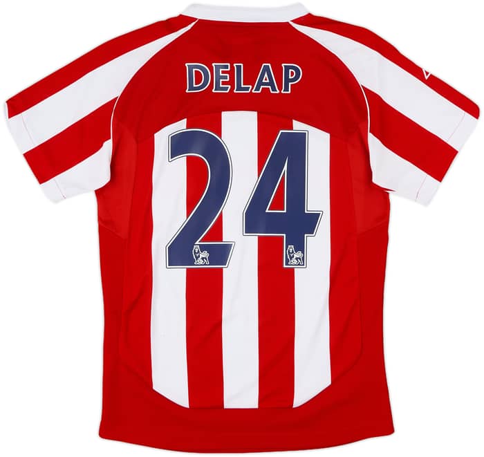 2009-10 Stoke City Home Shirt Delap #24 - 6/10 - (S)