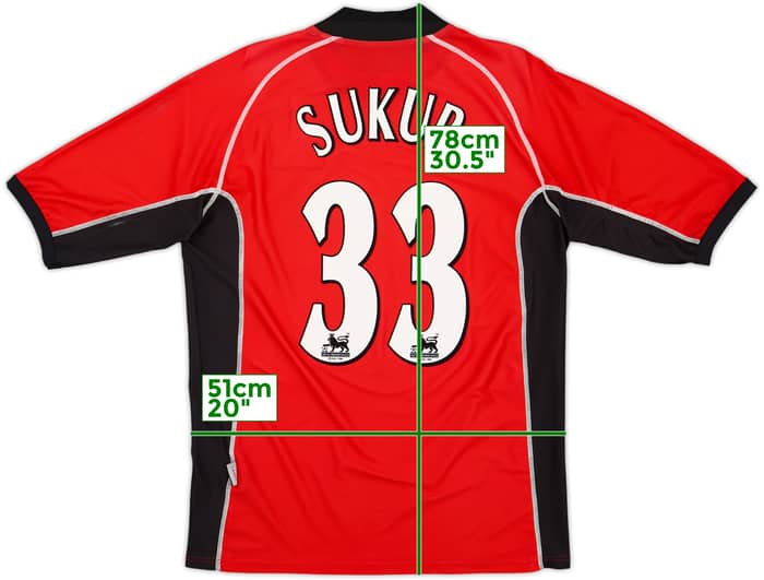 2002-03 Blackburn Away Shirt Sukur #33 - 8/10 - (L)