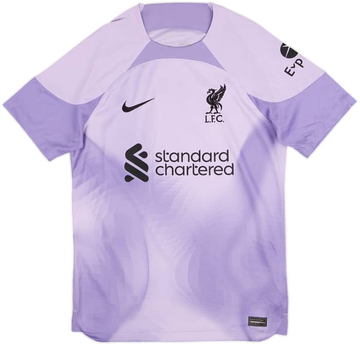 2022-23 Liverpool GK S/S Shirt A.Becker #1 - 8/10 - (S)