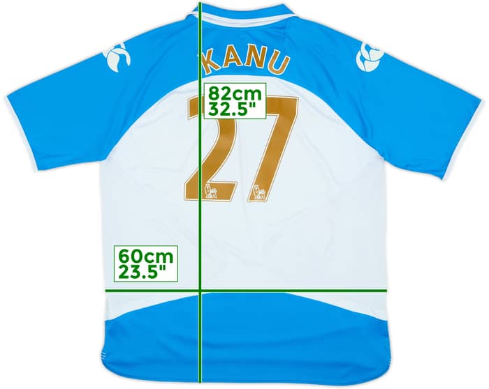 2008-09 Portsmouth Away Shirt Kanu #27 - 6/10 - (XL)