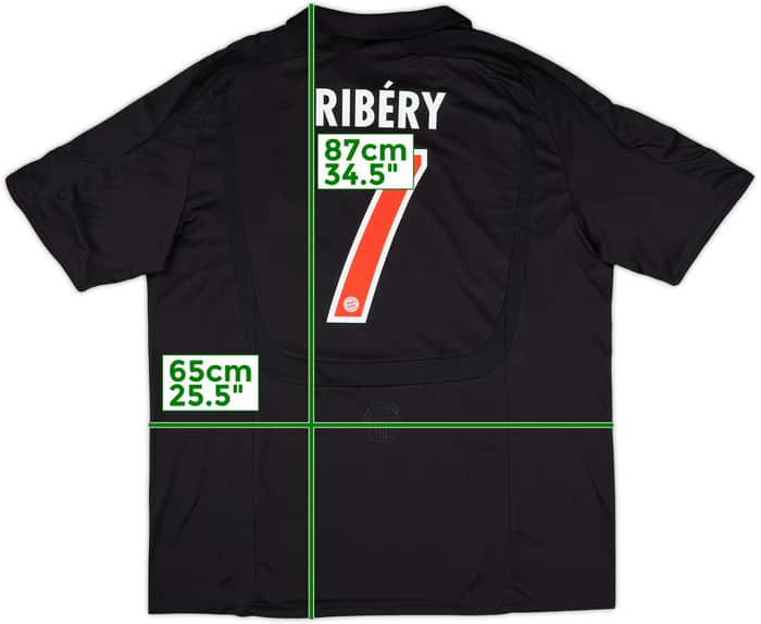 2007-08 Bayern Munich Third Shirt Ribery #7 - 9/10 - (XXL)