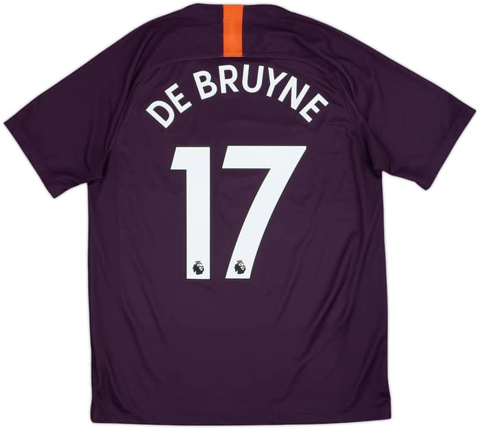 2018-19 Manchester City Third Shirt De Bruyne #17 - 10/10 - (M)