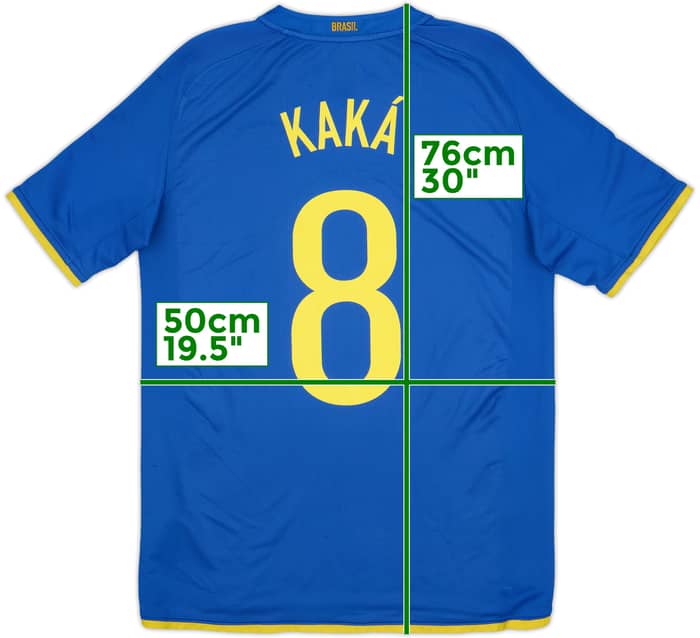 2008-10 Brazil Away Shirt Kaka #8 - 8/10 - (M)