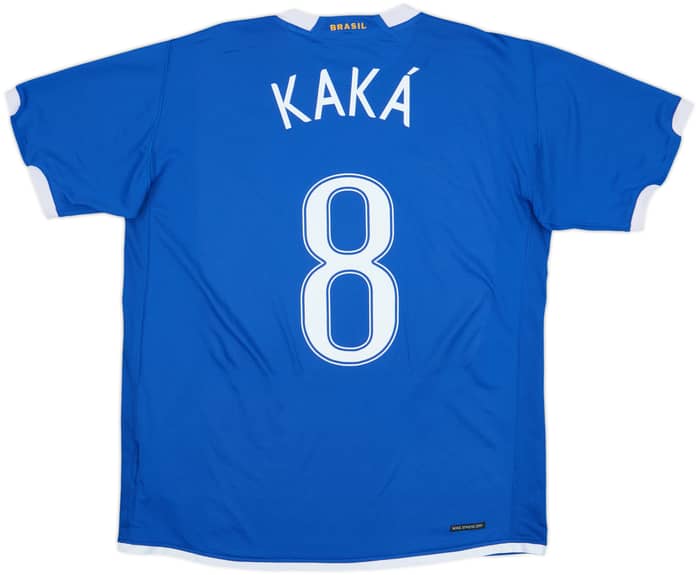 2006-07 Brazil Away Shirt Kaka #8 - 8/10 - (L)
