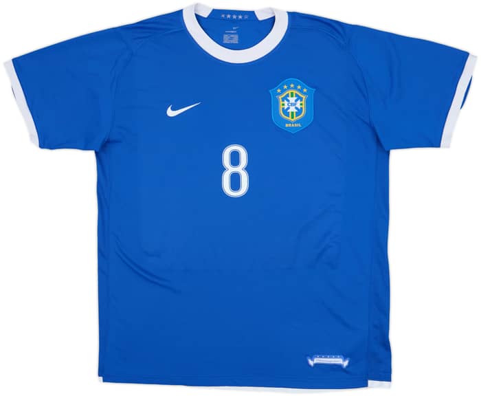 2006-07 Brazil Away Shirt Kaka #8 - 8/10 - (L)