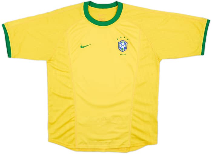 2000-02 Brazil Home Shirt - 5/10 - (XL.Boys)