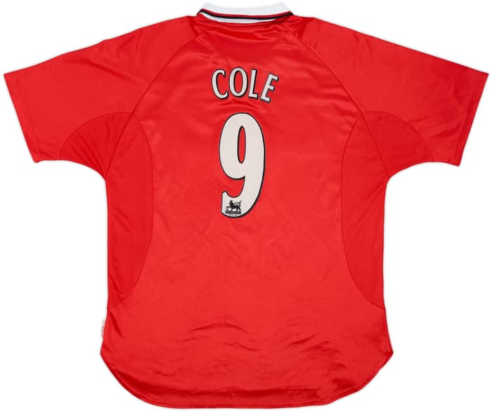 1997-00 Manchester United CL Shirt Cole #9 - 8/10 - (XL)