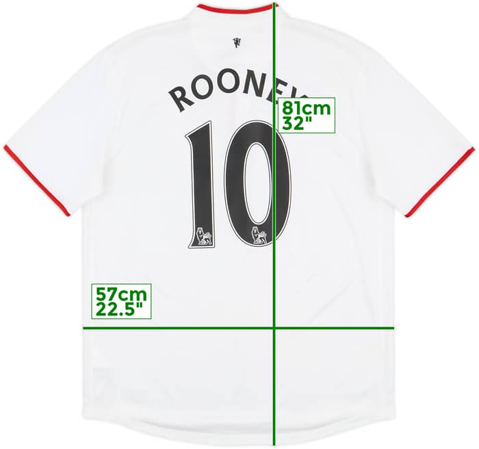 2012-14 Manchester United Away Shirt Rooney #10 - 8/10 - (L)