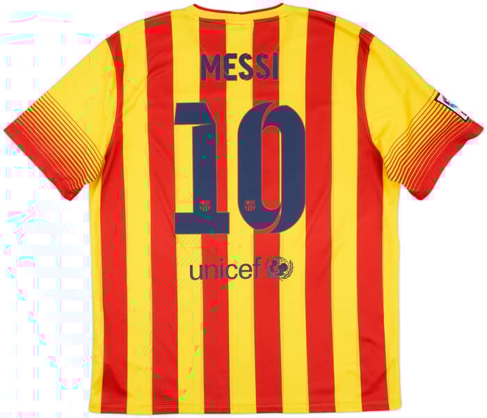 2013-15 Barcelona Away Shirt Messi #10 - 5/10 - (XL)