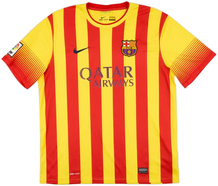 2013-15 Barcelona Away Shirt Messi #10 - 5/10 - (XL)