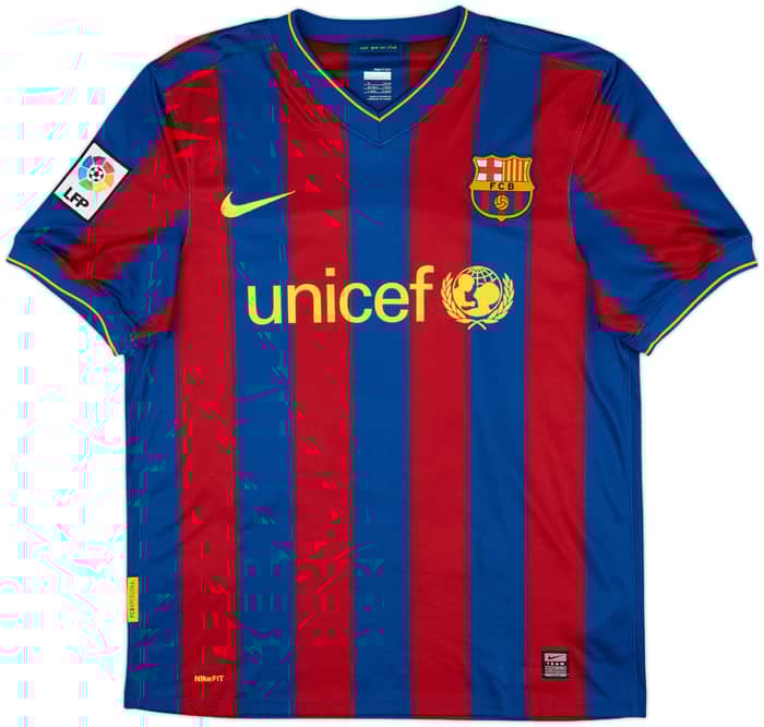 2009-10 Barcelona Home Shirt Ibrahimovic #9 - 8/10 - (M)
