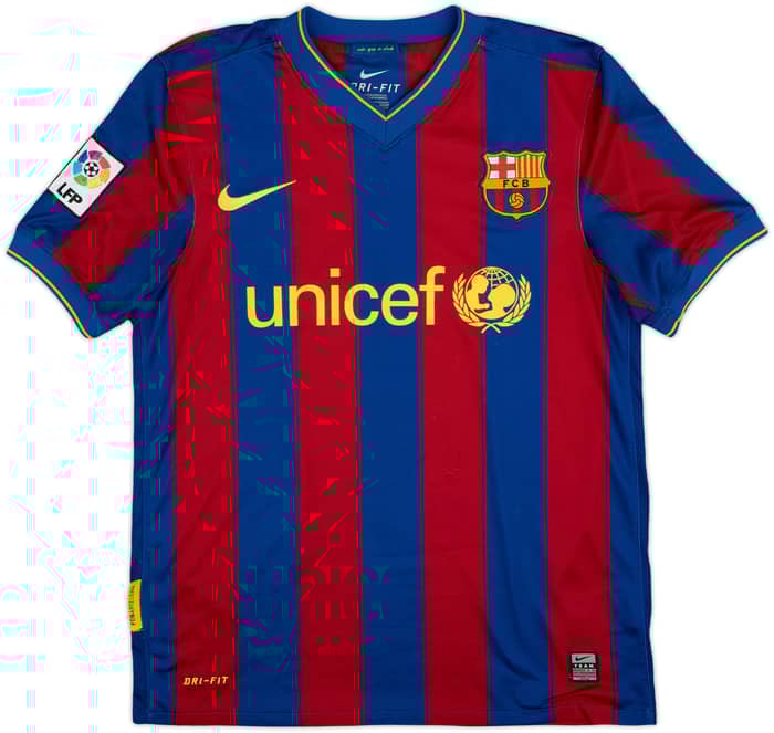 2009-10 Barcelona Home Shirt Ibrahimovic #9 - 8/10 - (S)