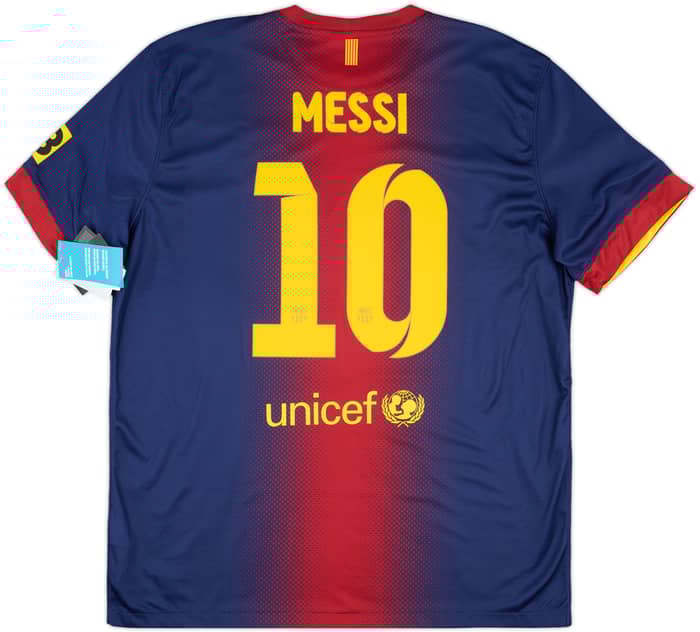 2012-13 Barcelona Home Shirt Messi #10 (XL)