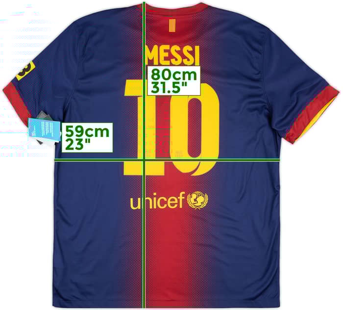 2012-13 Barcelona Home Shirt Messi #10 (XL)