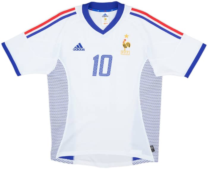 2002-04 France Away Shirt Zidane #10 - 7/10 - (S)