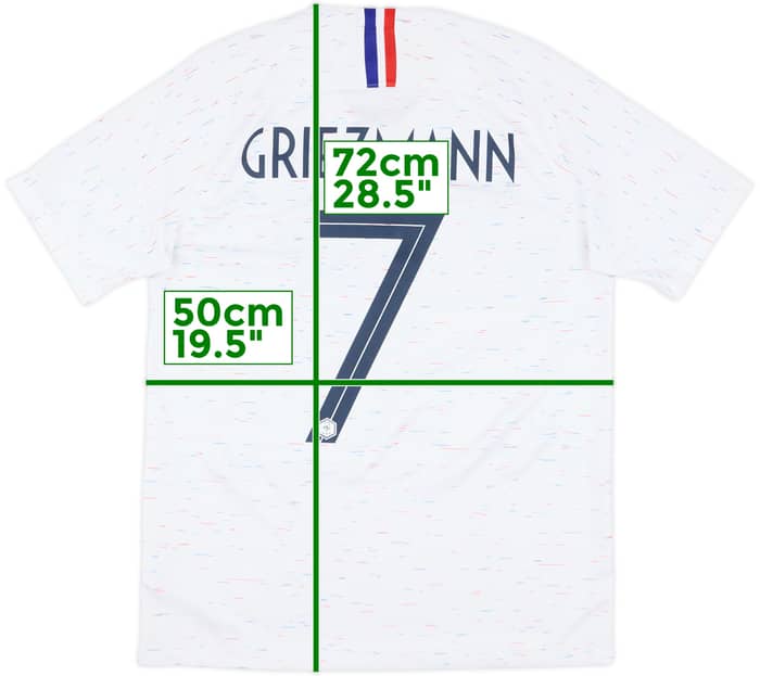 2018 France Away Shirt Griezmann #7 - 10/10 - (M)