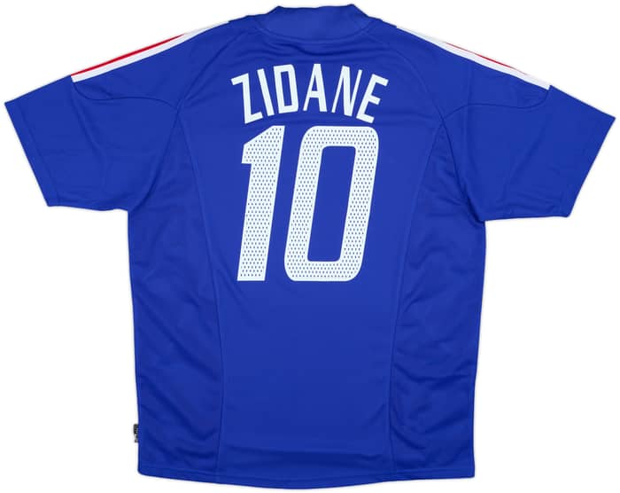 2002-04 France Home Shirt Zidane #10 (M)