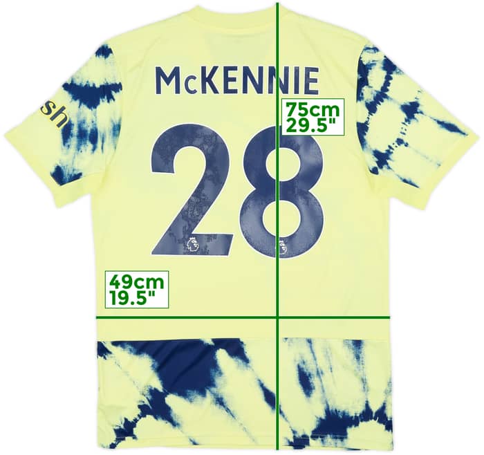 2022-23 Leeds Away Shirt McKennie #28 - 10/10 - (M)