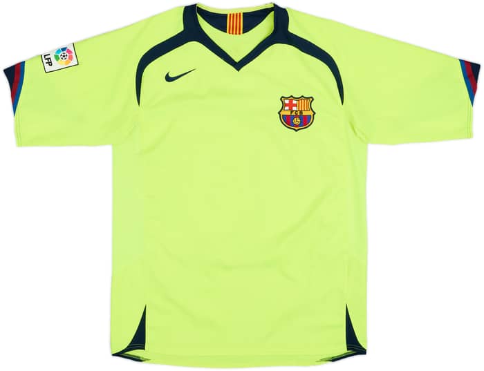 2005-06 Barcelona Away Shirt Ronaldinho #10 - 8/10 - (L)