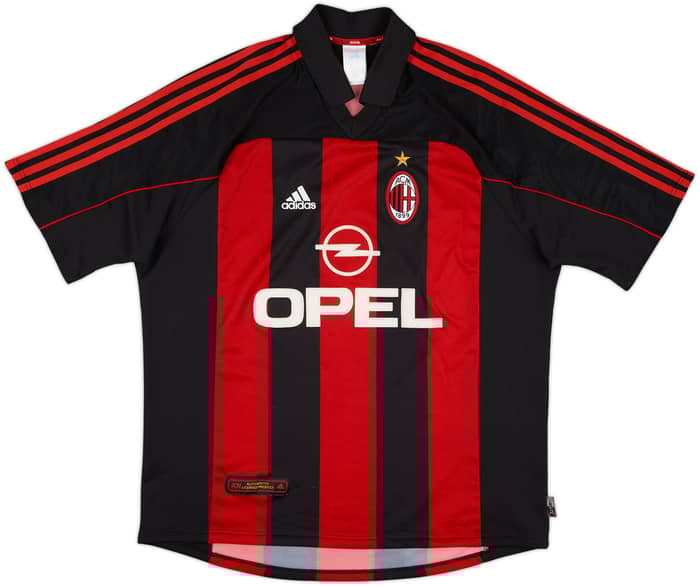 2000-02 AC Milan Home Shirt Shevchenko #7 - 8/10 - (XL)