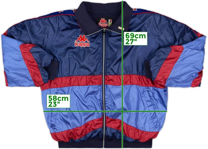 1995-97 Barcelona Kappa Track Jacket - 9/10 - (L)