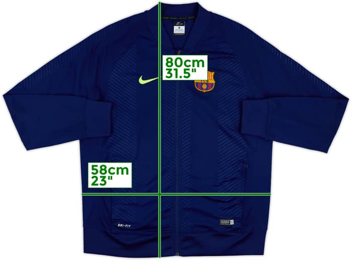 2014-15 Barcelona Nike Track Jacket - 9/10 - (XL)