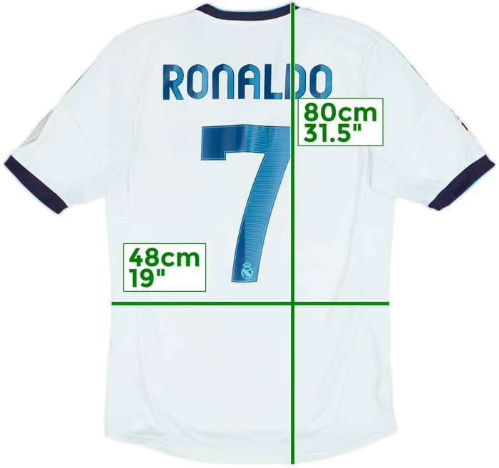 2012-13 Real Madrid Home Shirt Ronaldo #7 - 5/10 - (S)